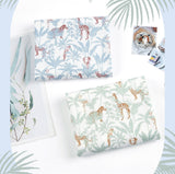 Animal Morning of Serengeti patterned OEKO-TEX® Fabric, Made in Korea by the Half Yard