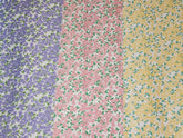 Wild Flower patterned OEKO-TEX® Fabric, Floral Fabric made in Korea by the Half Yard