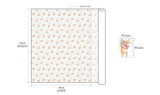 Winnie the Pooh Petite Flower Character Antibiosis Cotton Fabric made in Korea by the Half Yard