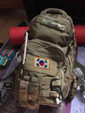 Taegeukgi Velcro Patch National Flag of Korea Hook Fastener
