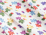 Jelly Bear Patterned Fabric made in Korea by the Half Yard