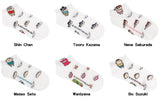 Japan Animation Crayon Shin Chan Patterned Low Cut Socks Women's Socks made in Korea