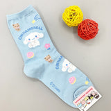 サンリオキャラクター柄ハーフクルーソックスレディースソックス韓国製