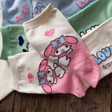 サンリオキャラクターズ ビッグハート柄ソックス レディースソックス 韓国製