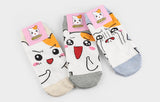 Japan Animation Ebichu Patterned Low Cut Socks Women's Socks made in Korea