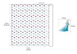 ディズニープリンセス アナと雪の女王 エルサ アナ 雪の森 生地 韓国で半ヤード単位でプリント