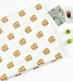 韓国製のプレッツェル柄生地(半ヤード単位)