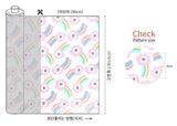 Colorful Rainbow Floral Flower Fabric made in Korea by the Half Yard