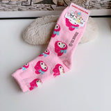 Sanrio Characters Face Patterned Slumber Socks Women's Socks Foot Fluffy Socks made in Korea