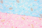 Sanrio Cinnamoroll Gingham Fabric printed in Japan by the Half Yard