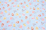 Sanrio Kuromi Cinnamoroll My Melody 動物服裝格子佈料由 Half Yard 在日本印製