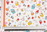 サンリオ マイメロディ キキ&ララ ハローキティ ポチャッコ オックスフォード生地 日本製 半ヤード単位