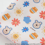 くまのプーさん サニーハニー 抗菌コットン生地 韓国製 半ヤード単位