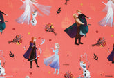 Disney Princess Frozen Elsa Anna Queen of Arendelle Fabric printed in Korea by the Half Yard