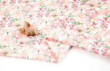 Sweet&Lovely Pink Flower Fabric made in Korea by the Half Yard