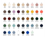 43Colors Cotton Linen Solid Fabric made in Korea by the Yard 90 x 135cm / 36" x 53"