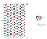 Cute Indian Patterned Fabric made in Korea by the Half Yard