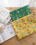 Savanna Animals Lion Elephant Alligator Fabric made in Korea by the Half Yard