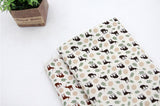 Scandinavia Style Reindeer Patterned Fabric made in Korea by the Half Yard
