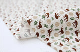 Scandinavia Style Reindeer Patterned Fabric made in Korea by the Half Yard