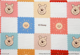 Winnie the Pooh Sunny Cookie Patch Antibiosis Cotton Fabric made in Korea by the Half Yard