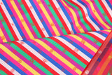 Korean Traditional Pattern in Stripe Fabric Saekdong, Hanbok Fabric 18" x 36"(wide) Korean Costume by the Half Yard
