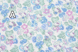 Liberty Tana Lawn Sanrio Hello Kitty Flower Fabric printed in Japan FQ 45cm by 53cm or 18" by 21"