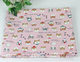 狗小狗 Shibainu 法國鬥牛犬牛津布料韓國製造 Half Yard