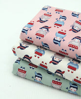 可愛的印度圖案面料韓國製造半碼