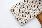 Scandinavia Style Reindeer Patterned Fabric made in Korea by the Half Yard