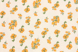 Rapeseed Flower Patterned Double Gauze Fabric made in Korea by the Yard 36" x 59" or 90 x 150cm