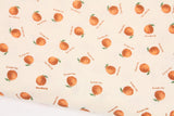 Hanrabong Dekopon Korean Orange Patterned Double Gauze Fabric made in Korea by the Yard 36" x 59" or 90 x 150cm
