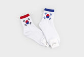 Flag of South Korea Taegeukgi Half Crew Socks Women's Socks made in Korea