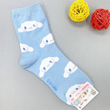 Sanrio Characters Sweety Patterned Half-Crew Socks Women's Socks made in Korea