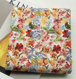 フラワーバンケット花柄生地、韓国製花生地(半ヤード単位)