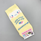 6 Pairs Sanrio Characters Face Patterned Sneaker Socks Women's Socks made in Korea