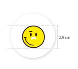 Lovely Smile Colorful Emoji patterned Fabric made in Korea by the Half Yard
