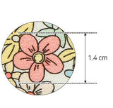 韓國製造的柔和花卉圖案布料,半碼 DTP
