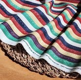 Korean Traditional Saekdong Hangul Korean Alphabet Patterned Cotton Fabric made in Korea by the Half Yard