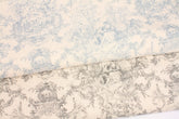 Toile de Jouy Patterned Triple Gauze Fabric made in Korea by the Yard 36" x 61" or 90 x 155cm