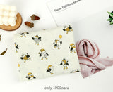 冬のファッション鳥柄OEKO-TEX®生地(韓国製、半ヤード単位)