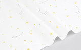 Polaris Star Moon Milky way patterned OEKO-TEX® Fabric made in Korea by the Half Yard