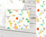 籃球恐龍圖案 OEKO-TEX® 布料,恐龍布料韓國製造,由 Half Yard 生產