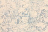 Toile de Jouy Patterned Triple Gauze Fabric made in Korea by the Yard 36" x 61" or 90 x 155cm