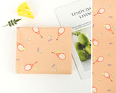 網球拍球圖案 OEKO-TEX® 布料,韓國製造,由 Half Yard 製造