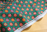 Korean Traditional Pattern Embroidery Style Dancheong Pattern Cotton Fabric made in Korea by the Half Yard