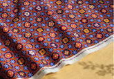 Korean Traditional Pattern Blessing Dancheong Pattern Cotton Fabric made in Korea by the Half Yard
