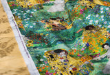 Famous Painting Pattern Series Gustav Klimt Cotton Fabric made in Korea by the Half Yard