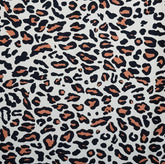 Oxford Leopard Print Patterned Fabric made in Korea by the Half Yard