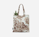 Toile du Jouy Vintage Antique Picnic Fabric Poster made in Korea by the Panel 40 x 60cm(15" x 23")